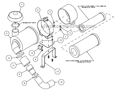 Page D Diagram and Parts List for MK-4036KB  MK Diamond Concrete Saw